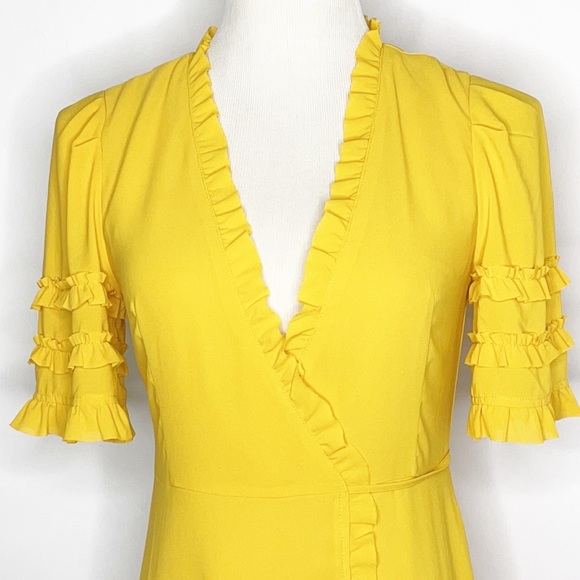 Farrow Melu Wrap Dress Marigold (S) - Picture 4 of 10